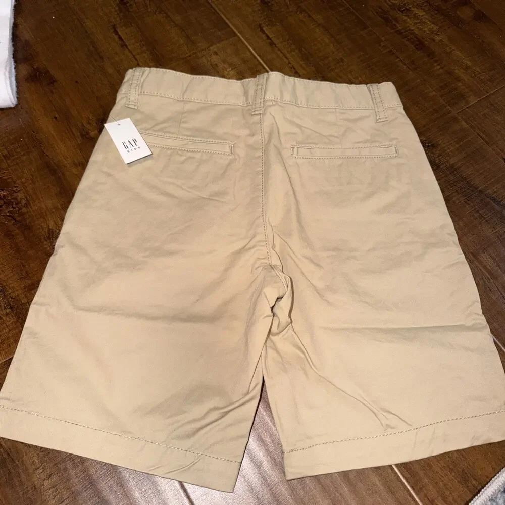 Gap Kids Boy Size 10 Regular Khaki Flat Front 7